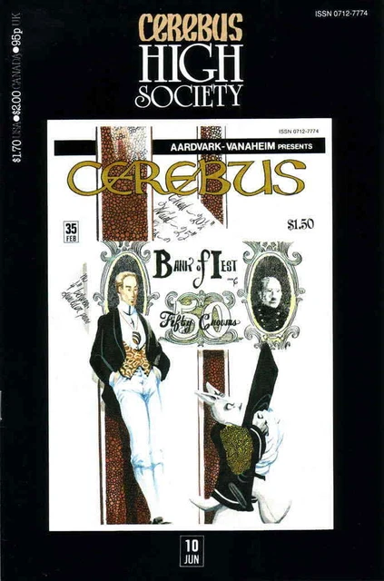 Cerebus High Society #10 VF/NM; Aardvark-Vanaheim | 35 Dave Sim - we combine shi