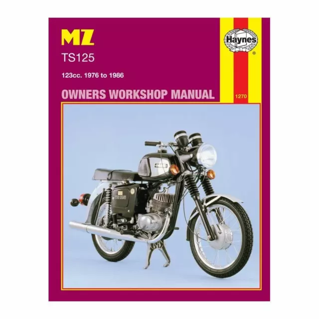 haynes Manual MZ TS125 Alpine & Luxus 76-86