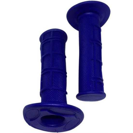 Poignets Moto Jeu Bleu Caoutchouc