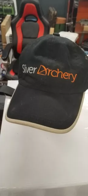 Silver Archery - #Silverarcherylondon # oldschool hat with Silver and Orange log