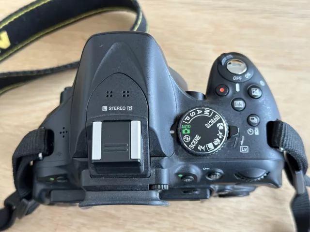 Nikon D D5200 24.1 MP SLR-Digitalkamera - Schwarz (Nur Gehäuse)