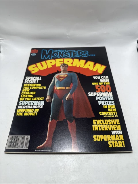 1979 APRIL, FAMOUS Monsters Magazine #152, Superman Special Issue