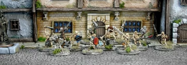 15mm RAL PARTHA SKELETON WARBAND (12) Blight Haven Demonworld BH 006 R UNPAINTED