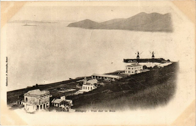 CPA AK VIETNAM INDOCHINE-Tonkin-Hongay-Vue sur la Baie (320983)