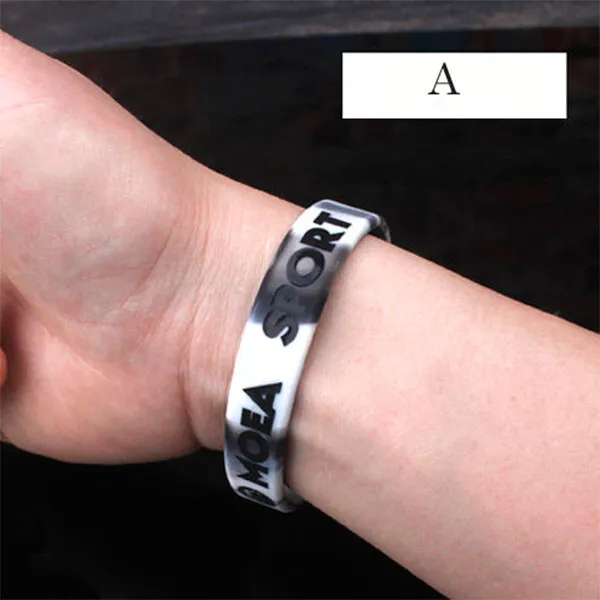 Private Custom Engraved Silicone Wristbands Personalized Luxe Rubber Bracelets