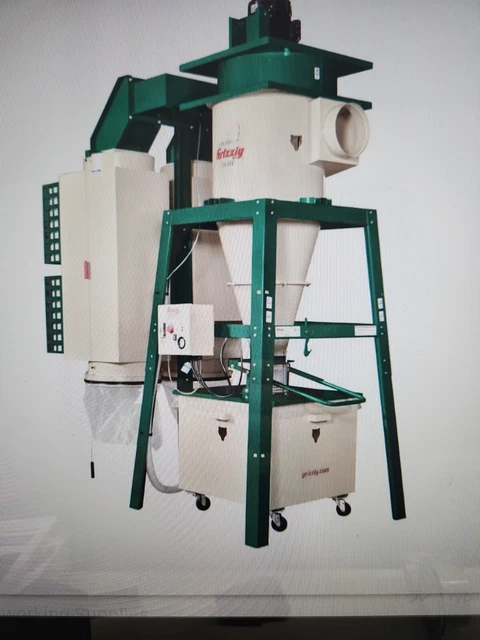 *NEW* Grizzly G0638HEP 10HP 3 Phase Dual Filtration HEPA Cyclone Dust Collector