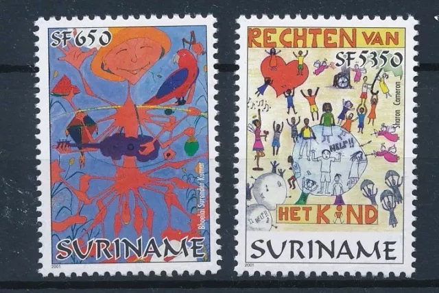 [SU1113] Suriname Surinam 2001 Children rights MNH