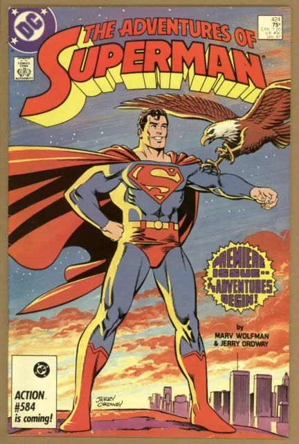Adventures of Superman 424 (1987 DC Comics) VF+