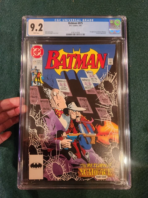 Batman #475 CGC 9.2 /  1st Appearance of Renee Montoya DC Comics 1992