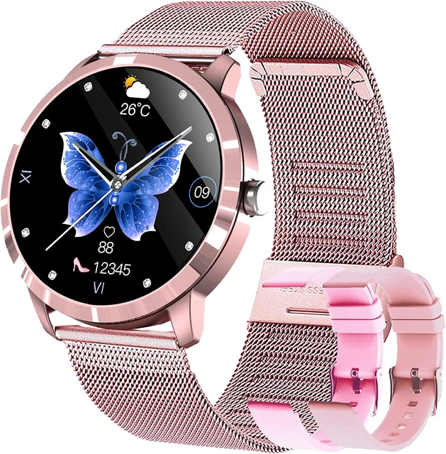 Smartwatch Donna - Fitness Smartwatch con Saturimetro (SpO2) - Misuratore Pressi