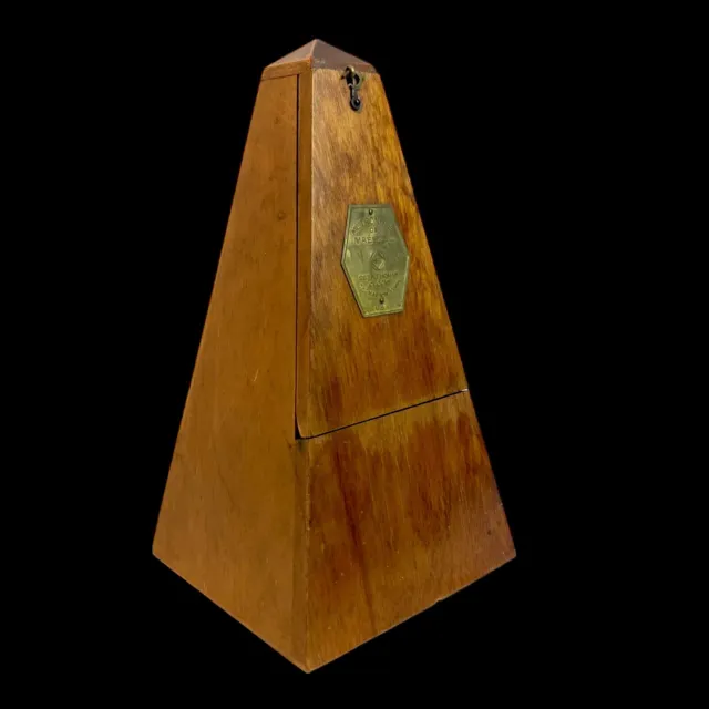 Antique SETH THOMAS CLOCKS Metronome De MAELZEL original label key WORKS GREAT