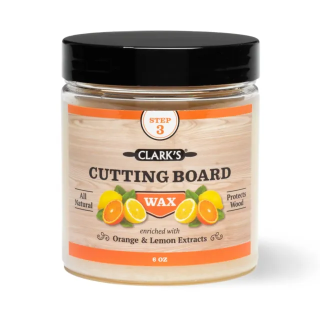 CLARK'S Cutting Board Wax 6oz Orange and Lemon scented