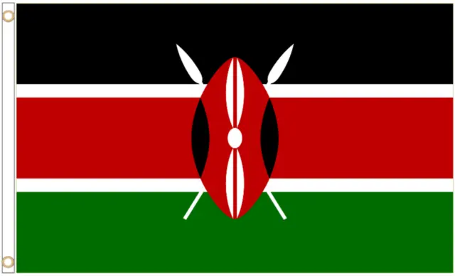 Cortina con ataúd bandera de Kenia - envío rápido