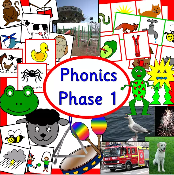 PHONICS PHASE 1 - Letters and Sounds literacy educational resource to PRINT