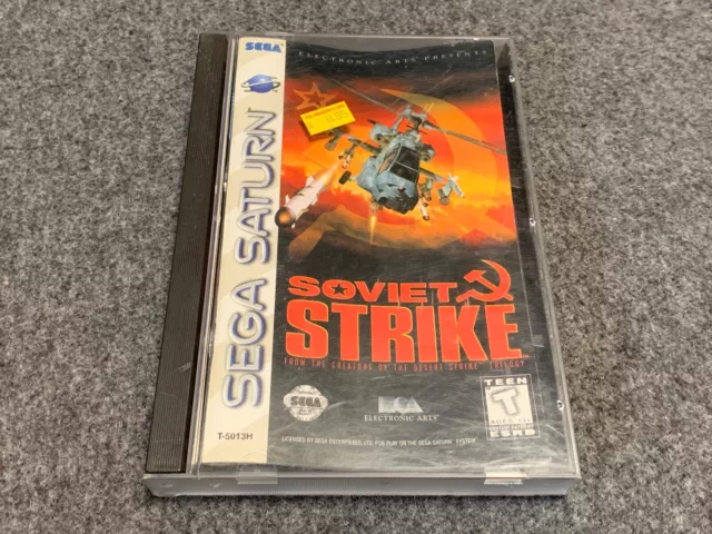 Soviet Strike (Sega Saturn, 1997) Complete in Box/CIB
