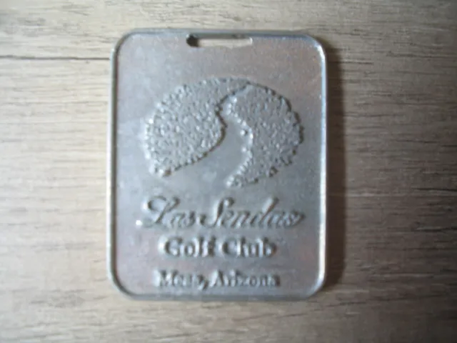 LAS SENDAS GOLF Club Mesa Arizona Metal Golf Bag Tag $9.95 - PicClick