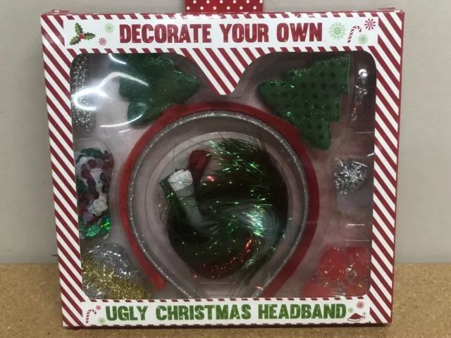 Decorate Your Own Ugly Christmas Headband Craft Kids