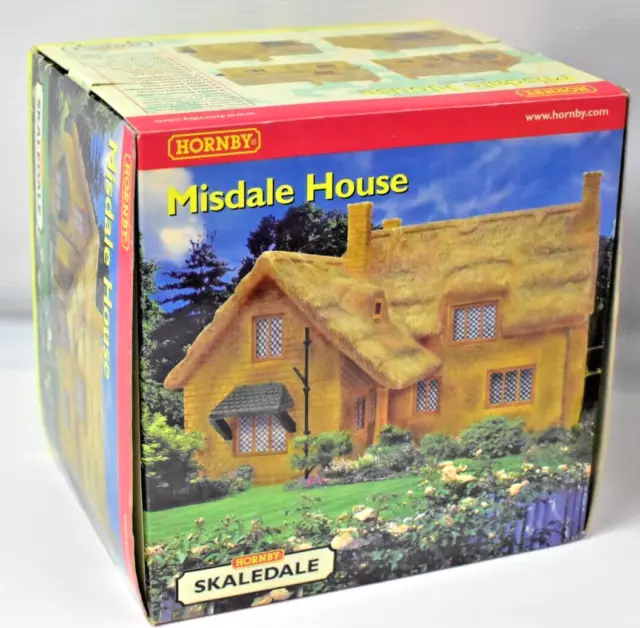 Bnib! Hornby Skaledale Resin Model Oo Gauge R8519 Misdale House Thatched Cottage