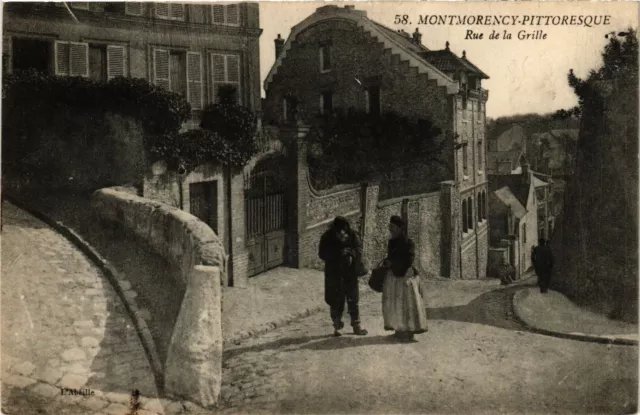 CPA MONTMORENCY-Pittoresque - Rue de la Grille (380448)