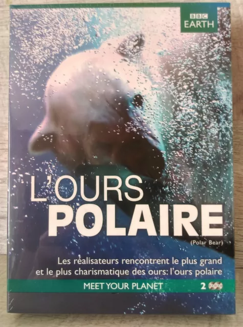 👉2 DVD - L'OURS POLAIRE - DOCUMENTAIRE sur le plus CHARISMATIQUE des OURS (259)