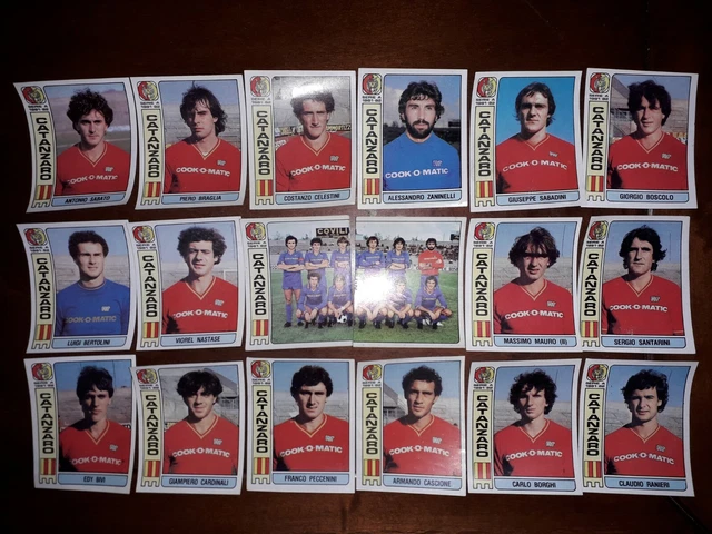 Lot De 100 Autocollants Panini Calciatori 1981-82 - Collection Football Italien - Occasion En Excellent état