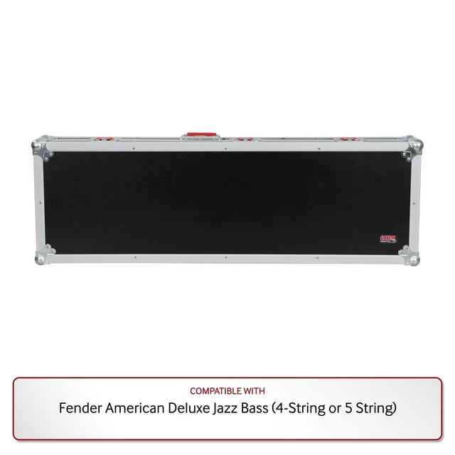 Gator Bass Road Case for Fender American Deluxe Jazz Bass (4-String or 5 String) Gator Bass Road Case for Fender American Deluxe Jazz Bass (4-String or 5 String)