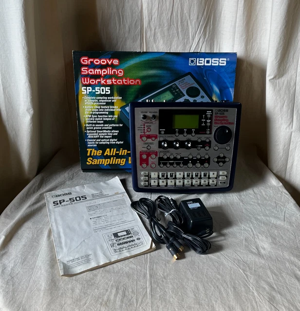BOSS SP-505 Groove Sampling Workstation w/ box power supply