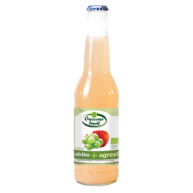 Boisson BIO groseille et pomme 330 ml - SAVEURS DE FRUITS