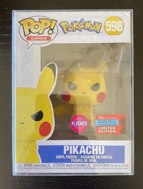 Funko Pop! Vinyl: Pokémon - Pikachu (Flocked) - New York Comic Con (NYCC)...