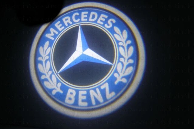 4 Proiettori LED Per Portiere Mercedes - Logo Con Illuminazione Sottoscocca, Compatibile Con Serie A/B/C/E/G/AMG - Foto 2
