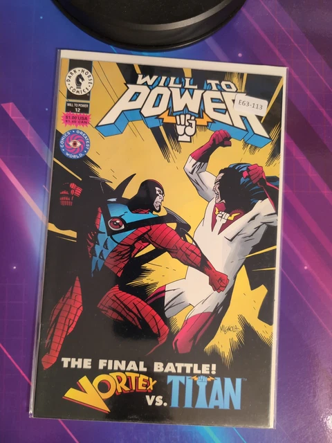 Will To Power #12 High Grade Dark Horse Comic Book E63-113