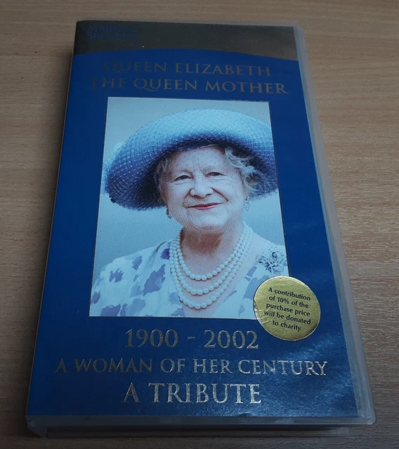 MARKS & SPENCER The Queen Mother Tribute Video (2002) VHS £2.99