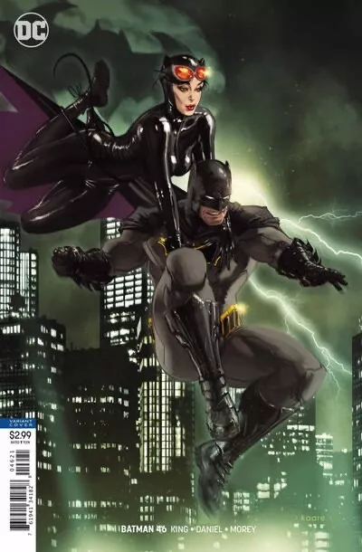 BATMAN (Vol. 3) #46 F/VF, Batman Jumping Variant c, DC Comics 2018 Stock Image