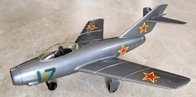 Soviet MIG 17 Fighter Model Assembled -