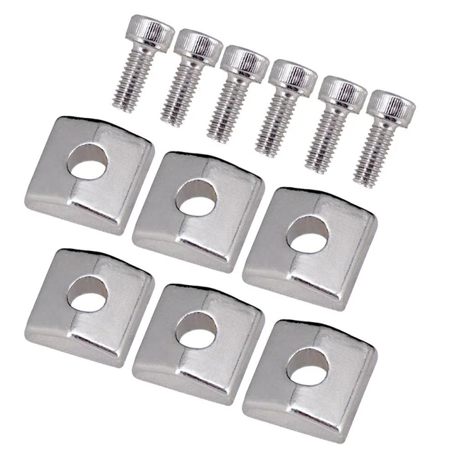 Nut Block Guitar Strings Locking System with Screws Tremolo Bridge String Locks
