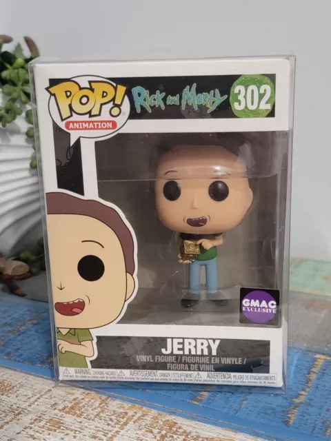 FUNKO POP ANIMATION/RICK MORTY JERRY #302 Hellraiser Puzzle Box Cube EXCLUSIVE