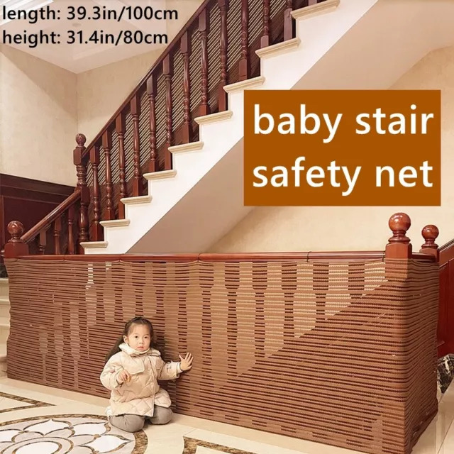 Kinder Baby Kinder Sicherheit Netz Treppe Balkon Schutz Netz Stoff Heim Innen 1M