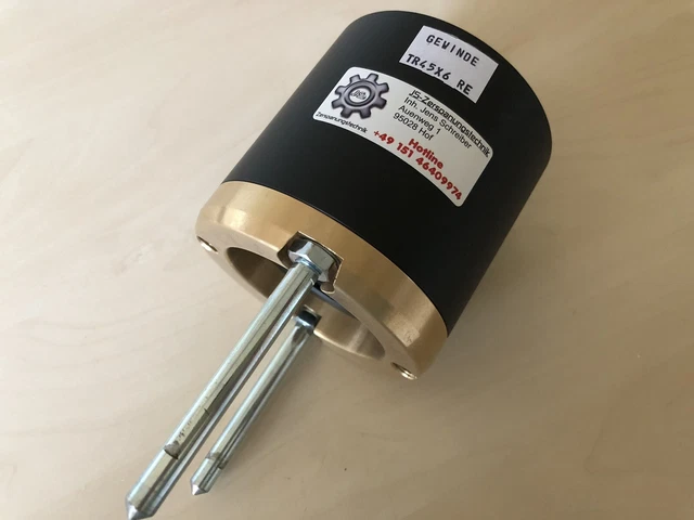 Écrou Mère De Levage FOG 448 - Filet Tr 45x5, Longueur 95 Mm, Pour Ascenseurs, Fabrication Allemande