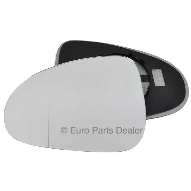 Wing mirror glass for VW Touareg 10-17 Passenger side Aspherical Electric