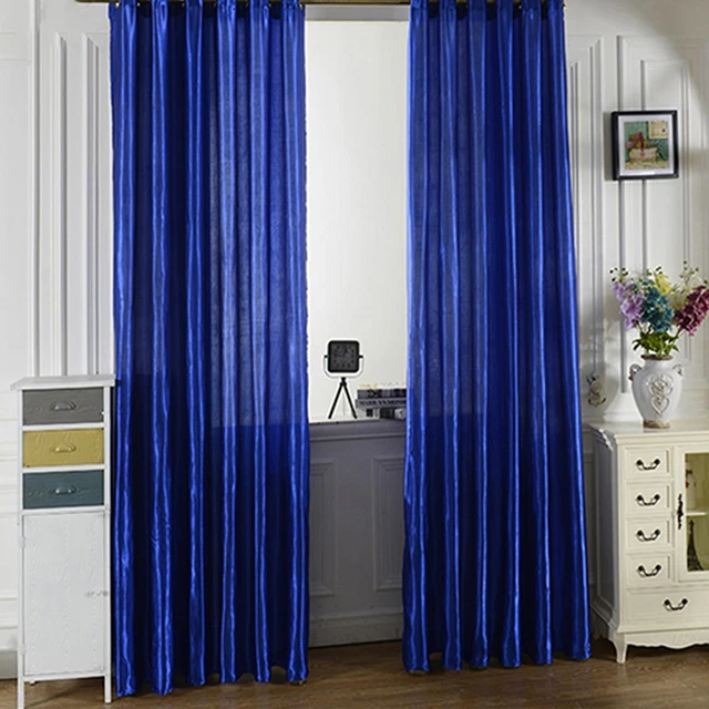 Cortina de oscurecimiento de ventana con ojal antioxidación habitación moderna