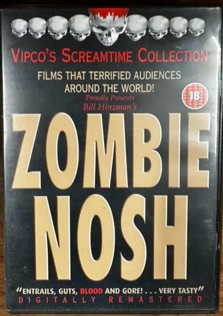 Zombie Nosh DVD 1988 Cult Film Horror Vipco Screamtime Collection