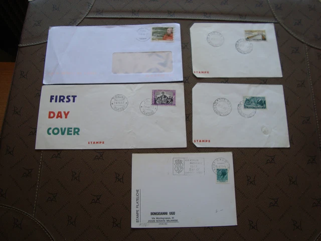 ITALIE - 5 enveloppes (cy86) italy