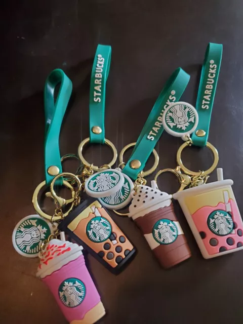NEW Kawaii Starbucks Limited Edition Frappuccino Keyfob Keychain HIGH  QUALITY