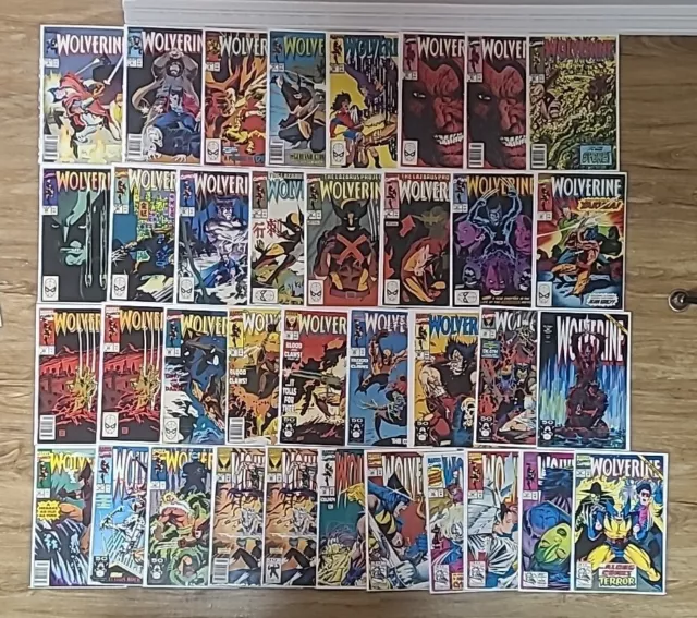 WOLVERINE lot Set Collection 39 Comics Newsstands Assorted Range 3-75 128