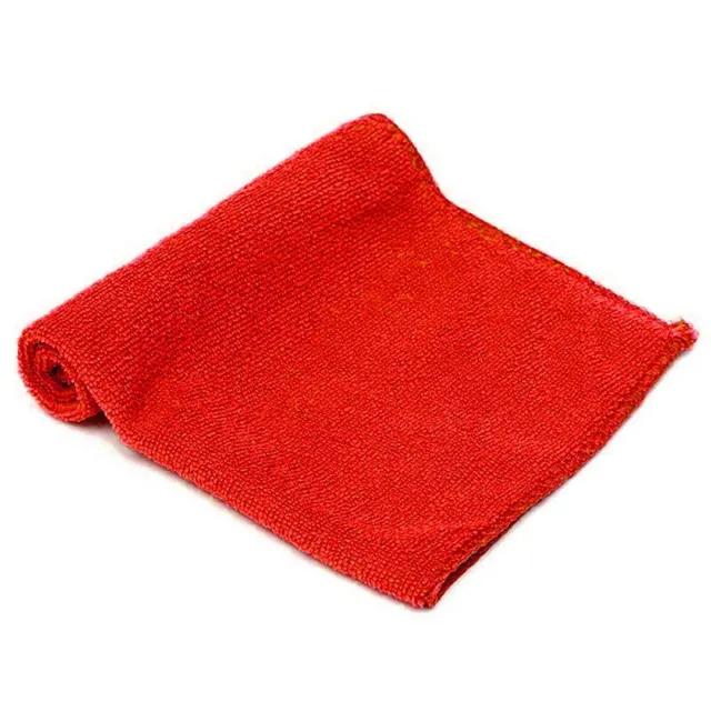 10 pz asciugamani per pulizia auto in microfibra senza lanugine 30 * 30 cm quali