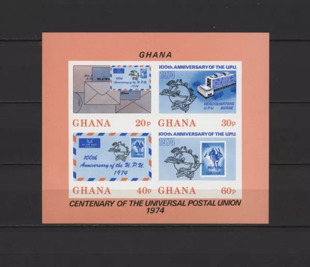 S44531 Ghana MNH Upu S/S Comment