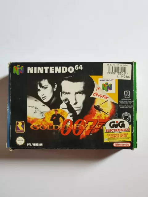 Goldeneye 007 N64 Pal EUR CIB Ita Esp Gig James Bond Rare