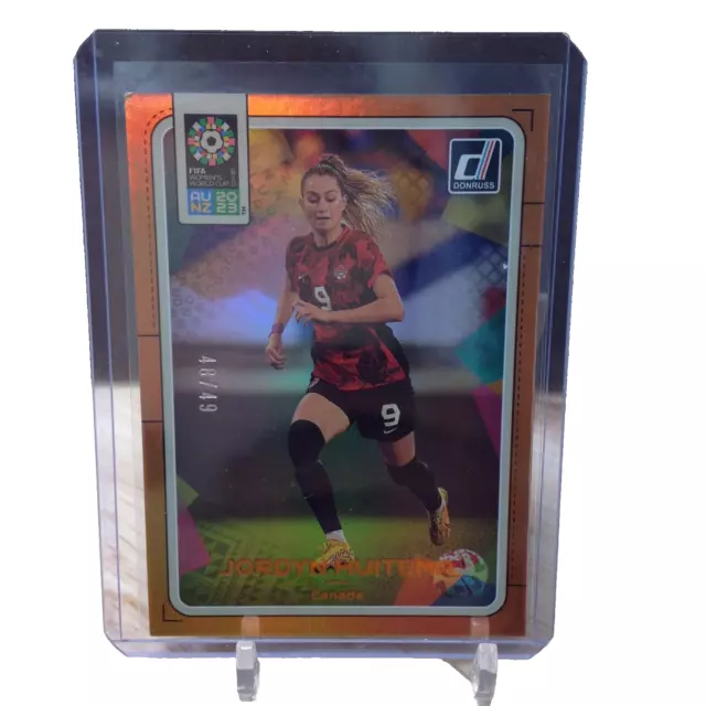 JORDYN HUITEMA 204 ORANGE 48/49 2023 Donruss Womens World Cup 3.99