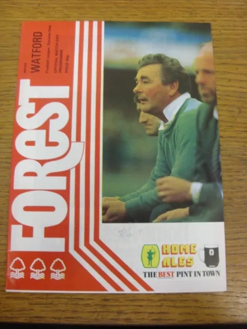30/08/1986 Nottingham Forest v Watford  . Thanks for viewing this item offered b