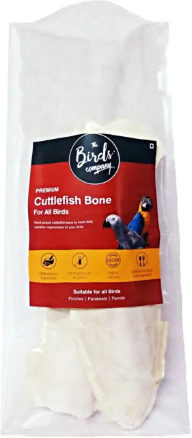 Cuttlefish Bone, Bird Calcium for All Life Stages Finches, Budgies 100 g